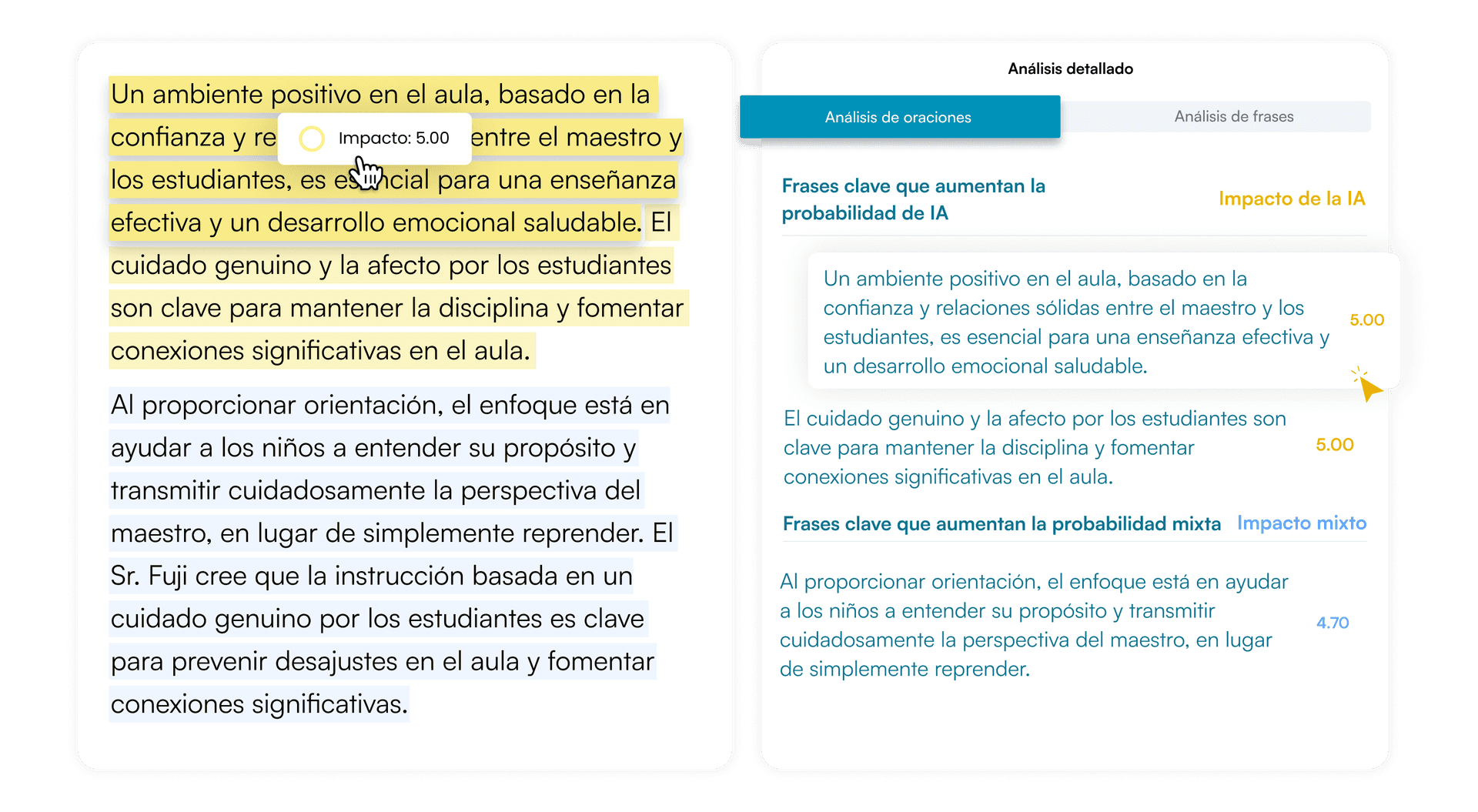 Isgen Sentence Analysis