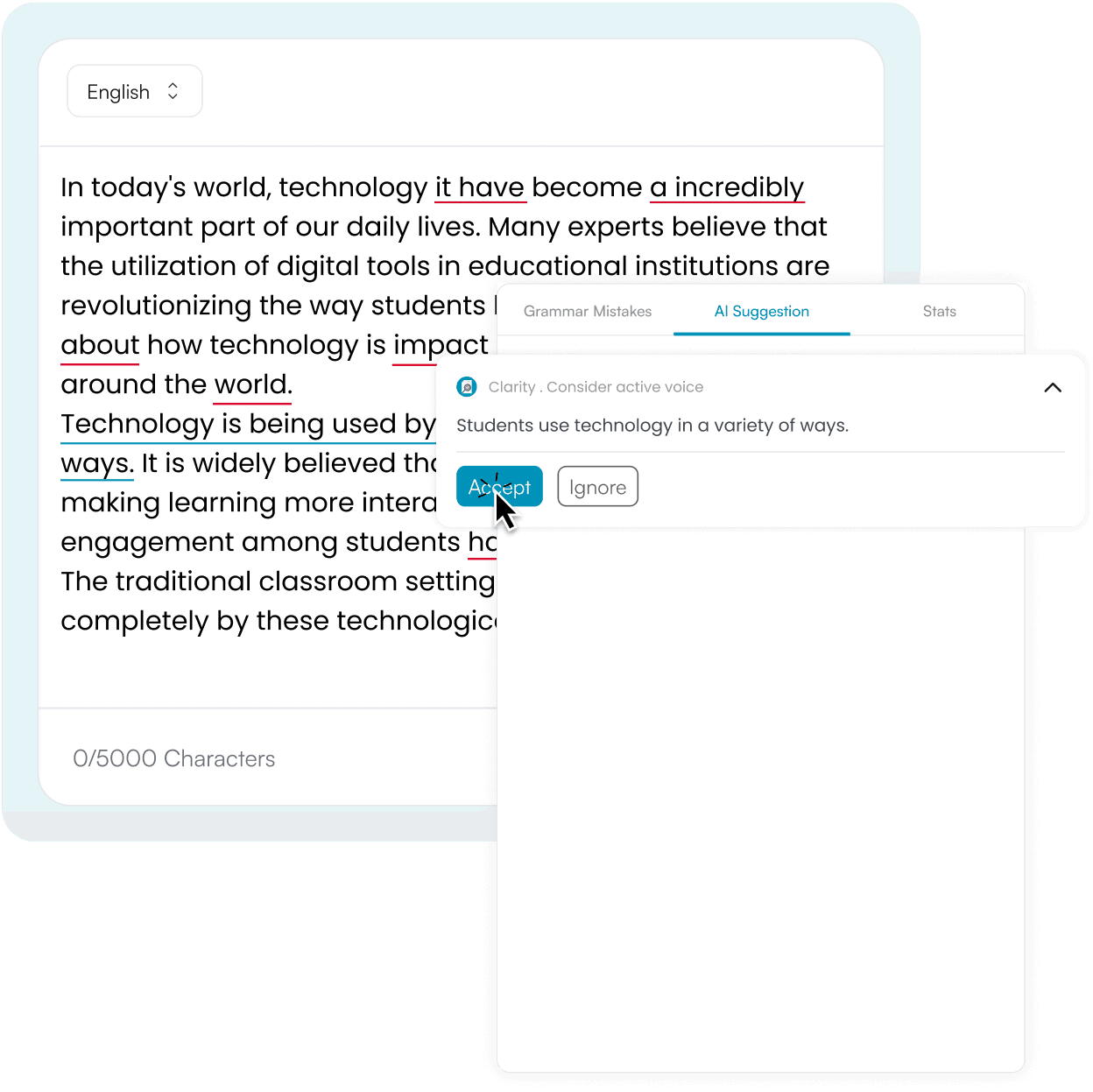 Review AI Proofreader Suggestions