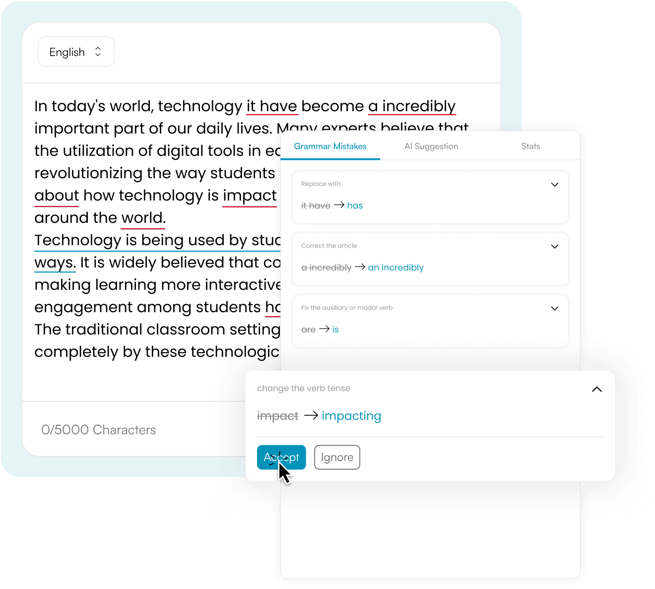 Review Grammar Suggestions